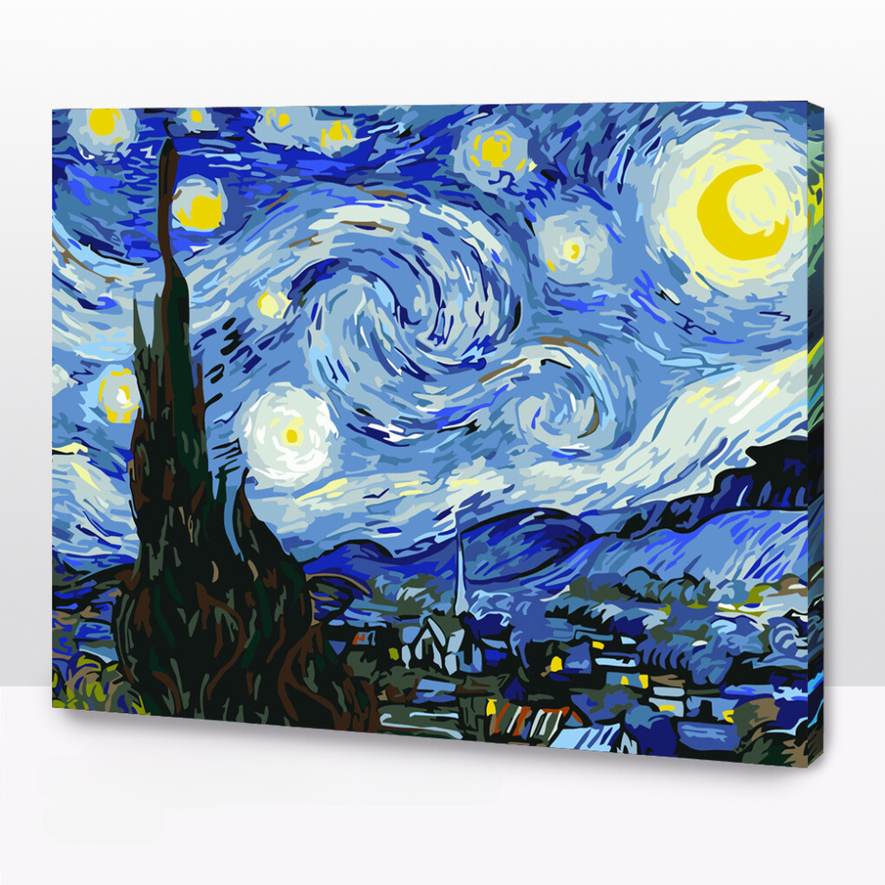Paint by numbers | Noche Estrellada Van Gogh