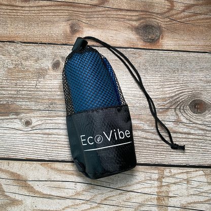 Toalla de microfibra Ecovibe S Azul