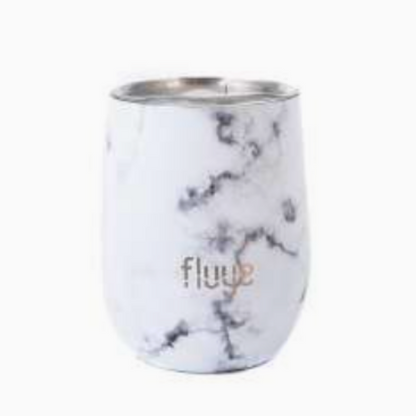 Fluye Cup White Marble 350ml, Tienda de Regalos en Línea, Envíos a todo el Perú